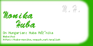 monika huba business card